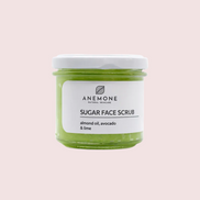 Anemone Sugar Face Scrub – Αμυγδαλέλαιο, Αβοκάντο & Lime