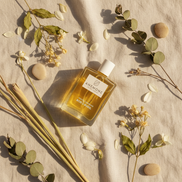 Flat lay botanical