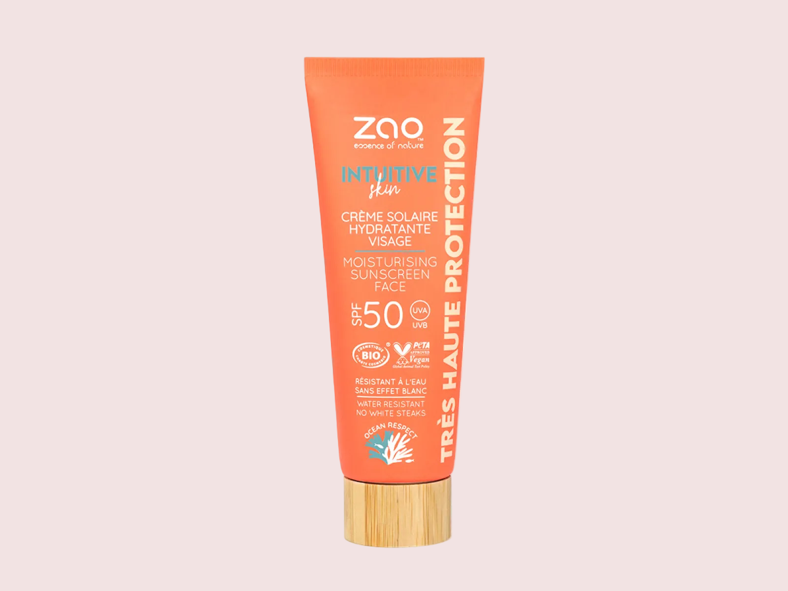 ZAO Intuitive Skin Crème Solaire Hydratante Visage SPF50