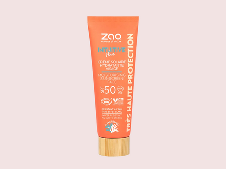 ZAO Intuitive Skin Crème Solaire Hydratante Visage SPF50