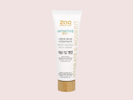 Zao Organic Skin Intuitive Moisturising Rich Cream – Βιολογική, Πλούσια ενυδατική κρέμα προσώπου για ξηρό & ευαίσθητο δέρμα 50 ml