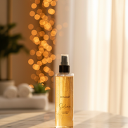 Marble golden hour background
